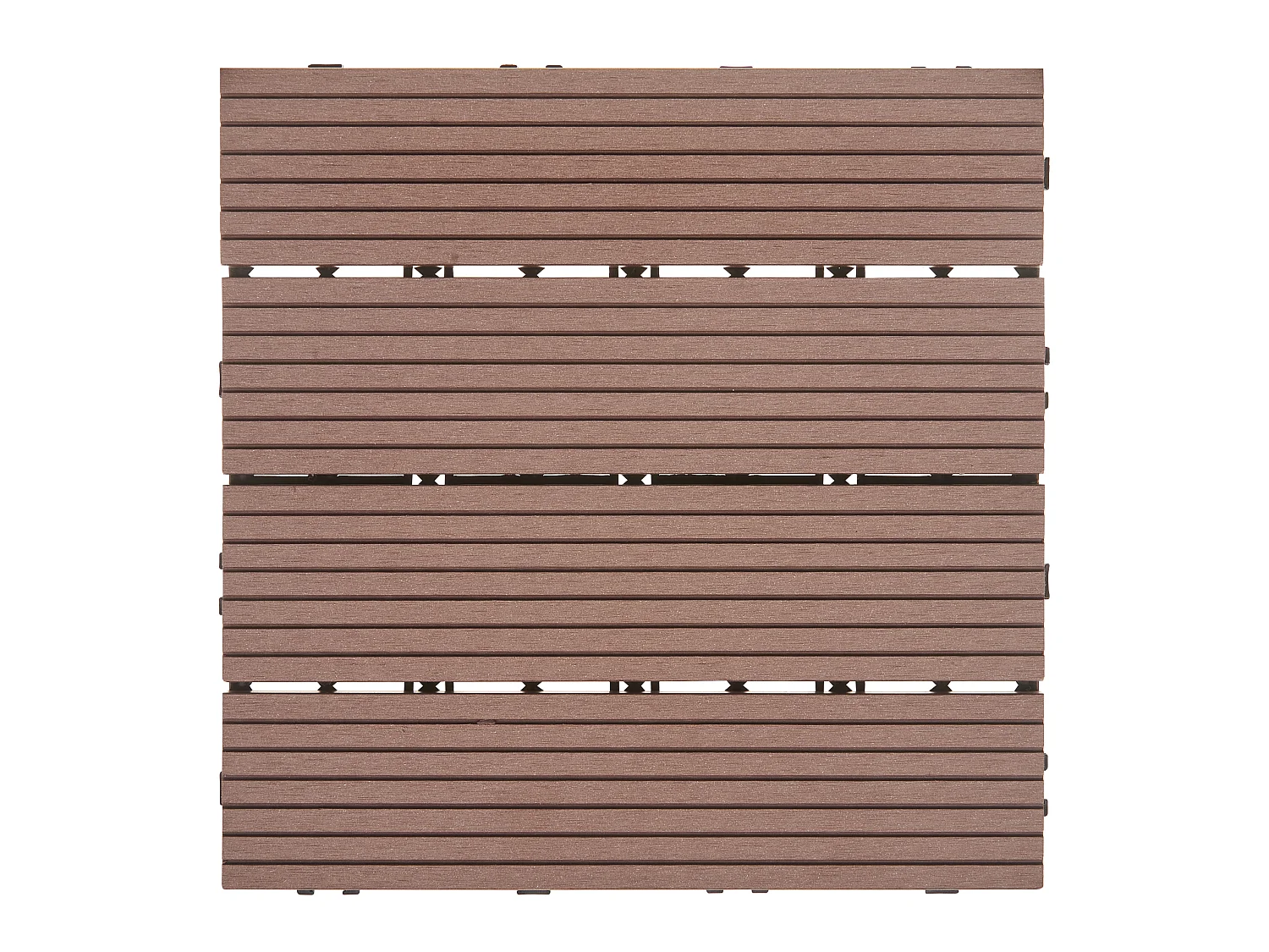 Outdoor Flooring ATELETA Wood-Plastic Composite (WPC) Brown
