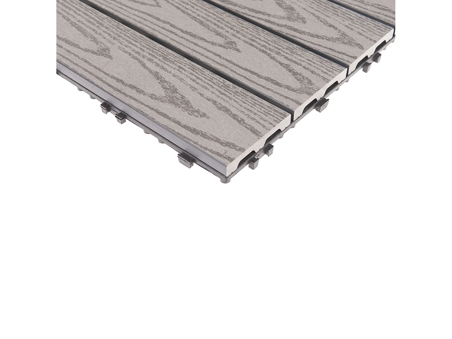Caillebotis ATESSA Composite bois-plastique (WPC) Gris