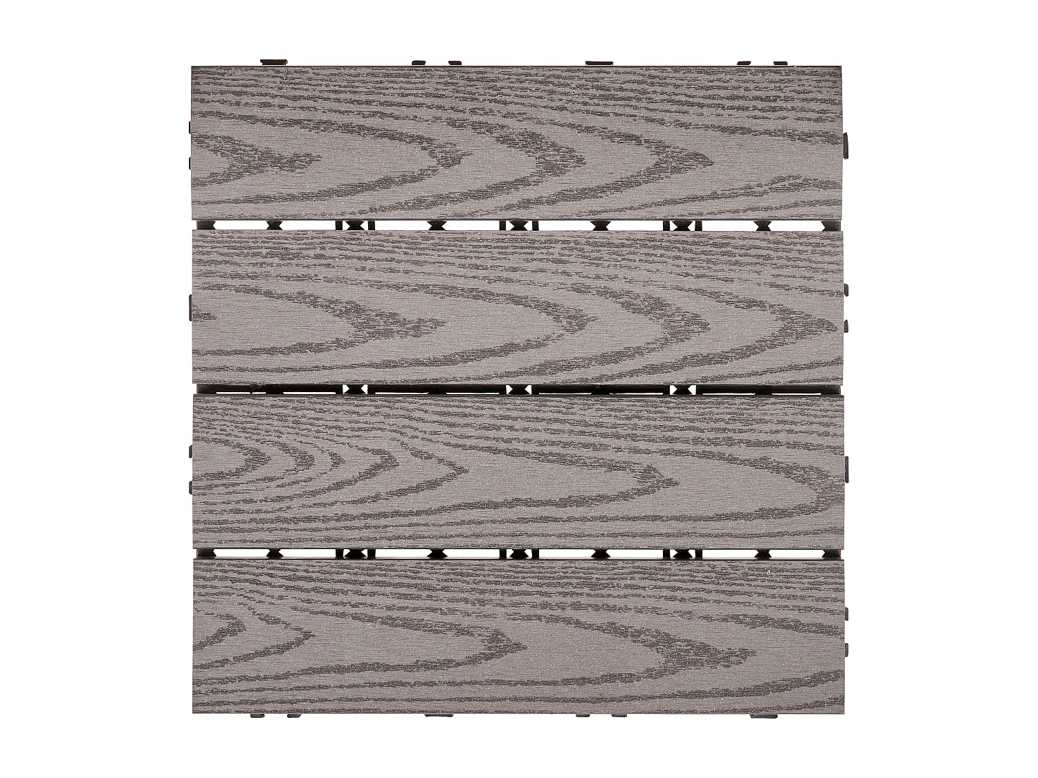 Caillebotis ATESSA Composite bois-plastique (WPC) Gris