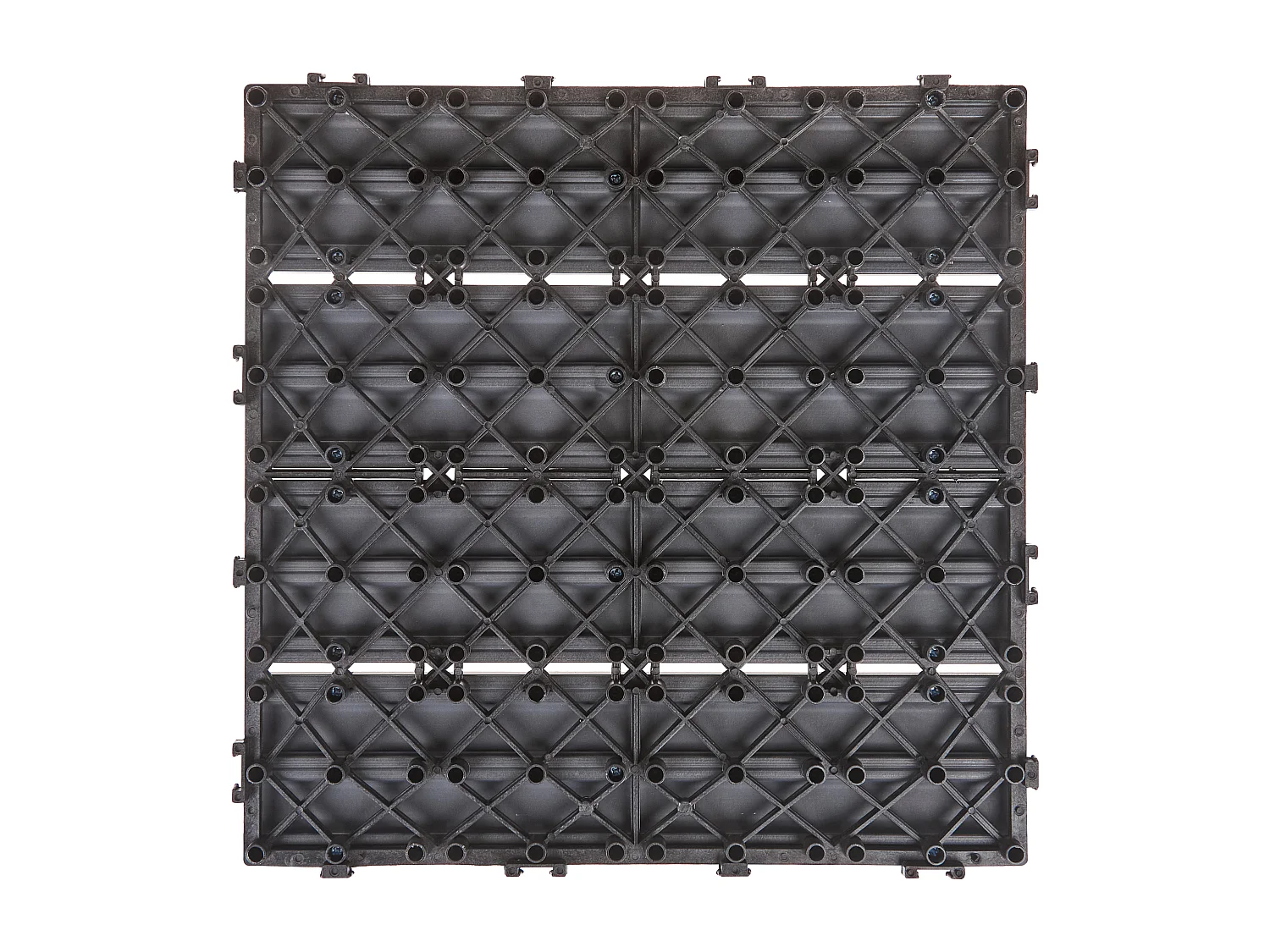 Caillebotis ATESSA Composite bois-plastique (WPC) Gris