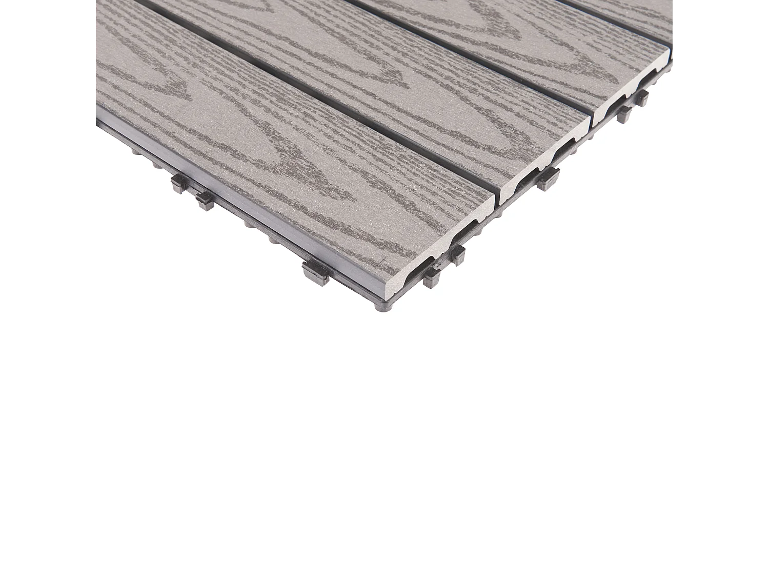 Caillebotis ATESSA Composite bois-plastique (WPC) Gris