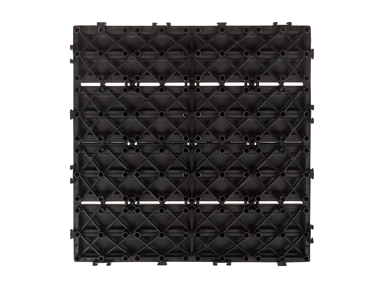 Caillebotis ATELETA Composite bois-plastique (WPC) Gris graphite