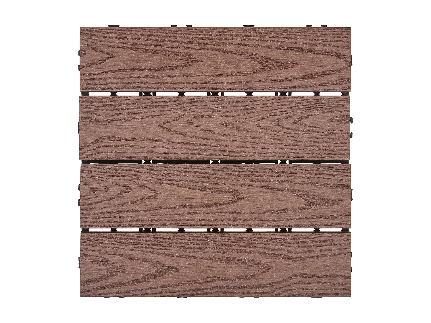 Caillebotis ATESSA Composite bois-plastique (WPC) Marron