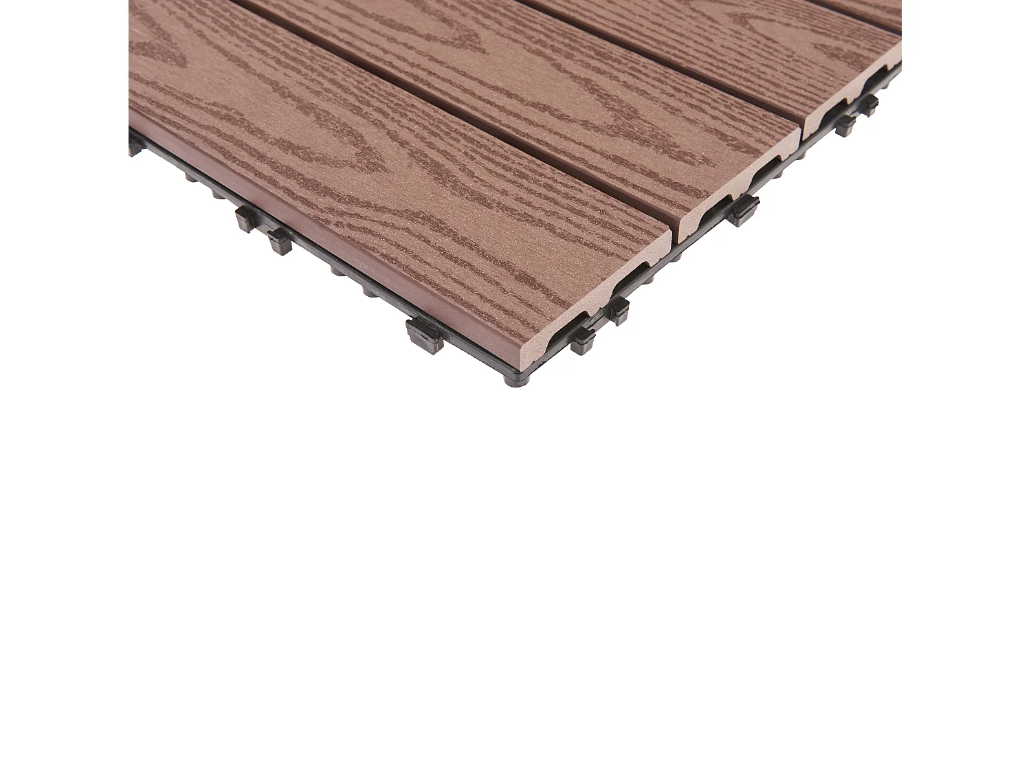 Caillebotis ATESSA Composite bois-plastique (WPC) Marron