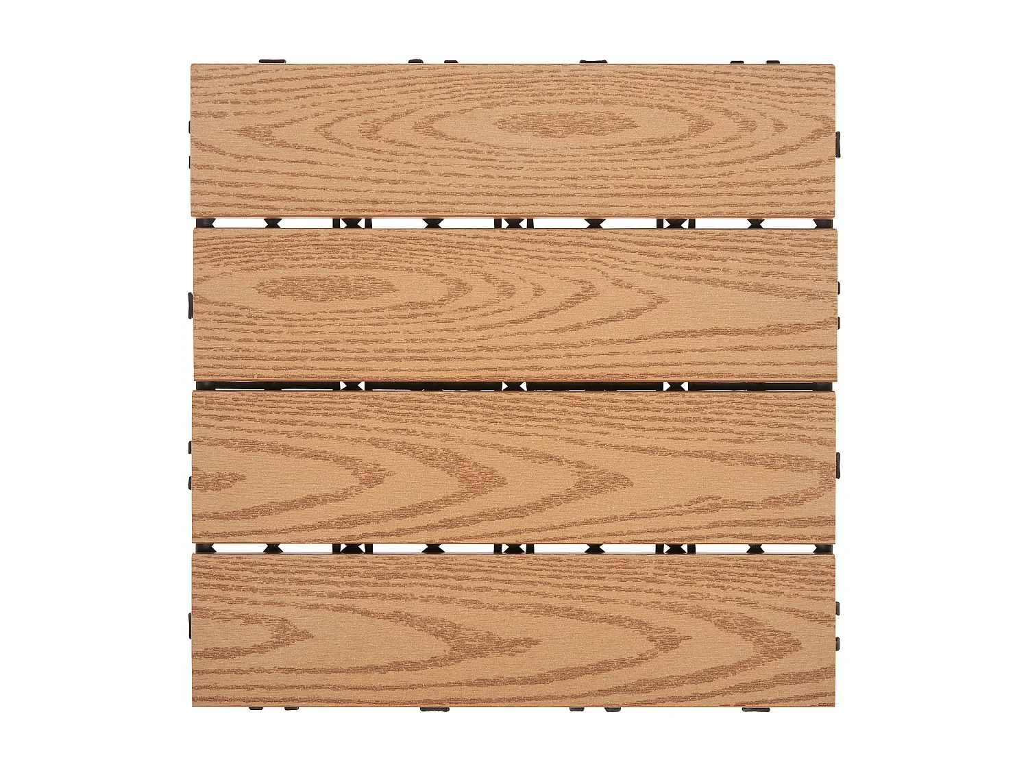 Caillebotis ATESSA Composite bois-plastique (WPC) Marron clair