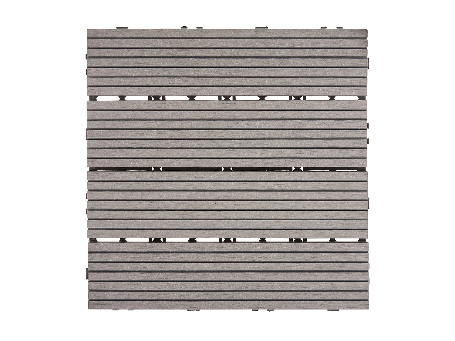 Caillebotis ATELETA Composite bois-plastique (WPC) Gris