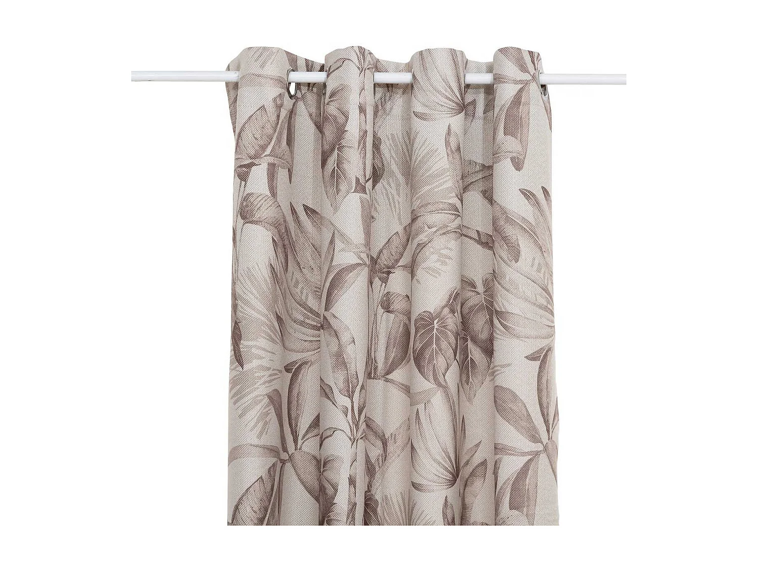 Rideau Occultant à Œillets "Elena" 135x260cm Beige Lin