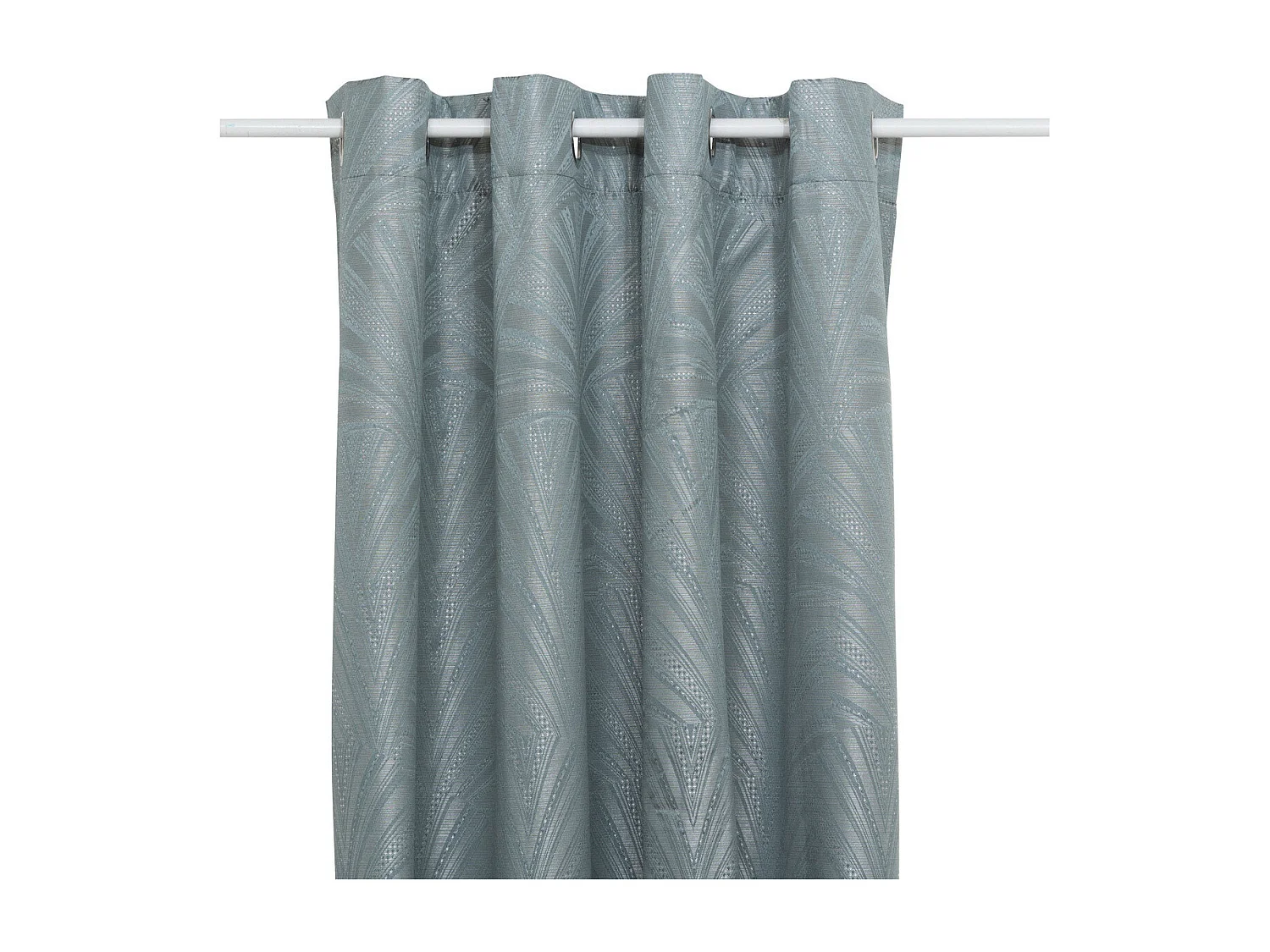 Rideau Occultant à Œillets "Effie" 140x260cm Bleu Clair