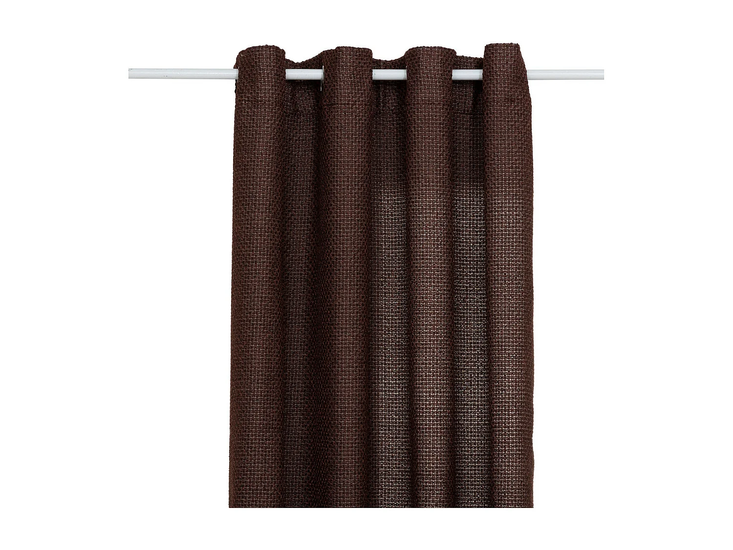 Rideau Maille à Œillets "Wild" 140x260cm Marron Tonka
