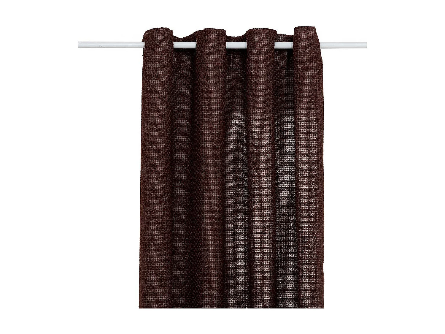 Rideau Maille à Œillets "Wild" 140x260cm Marron Tonka