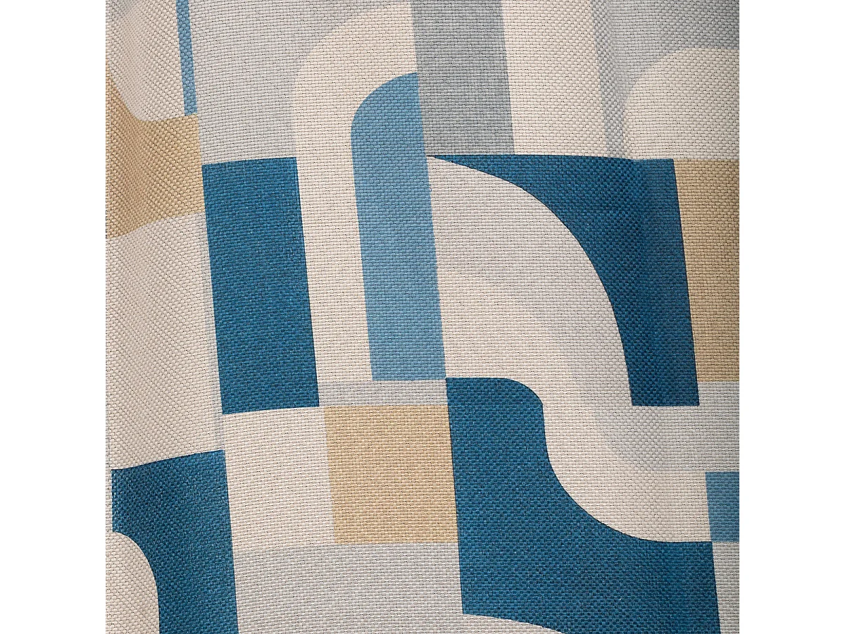 Rideau Occultant à Œillets "Elena" 135x260cm Bleu