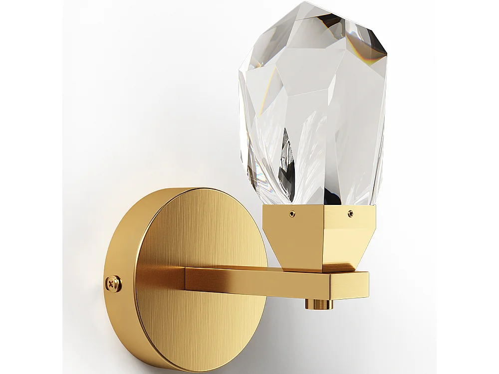 Goldene Wandleuchte - Luxe