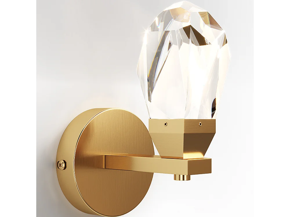 Goldene Wandleuchte - Luxe