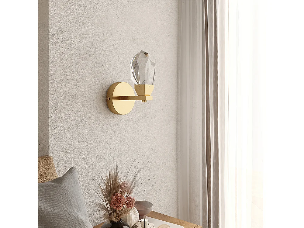 Goldene Wandleuchte - Luxe