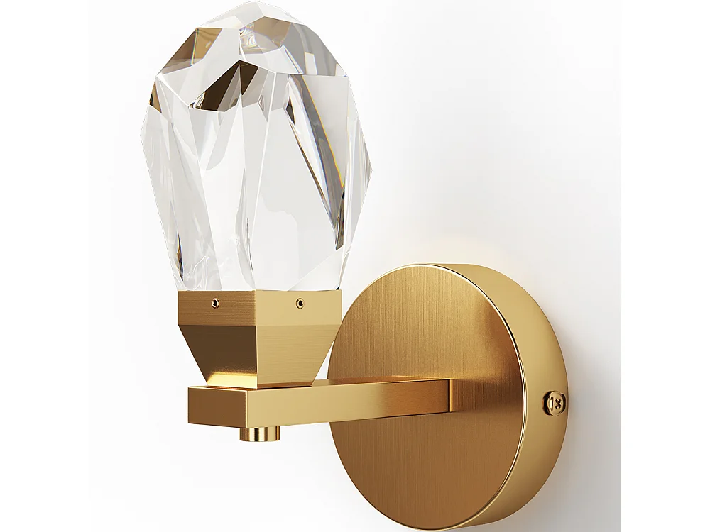 Goldene Wandleuchte - Luxe