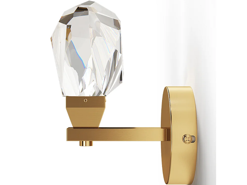 Goldene Wandleuchte - Luxe