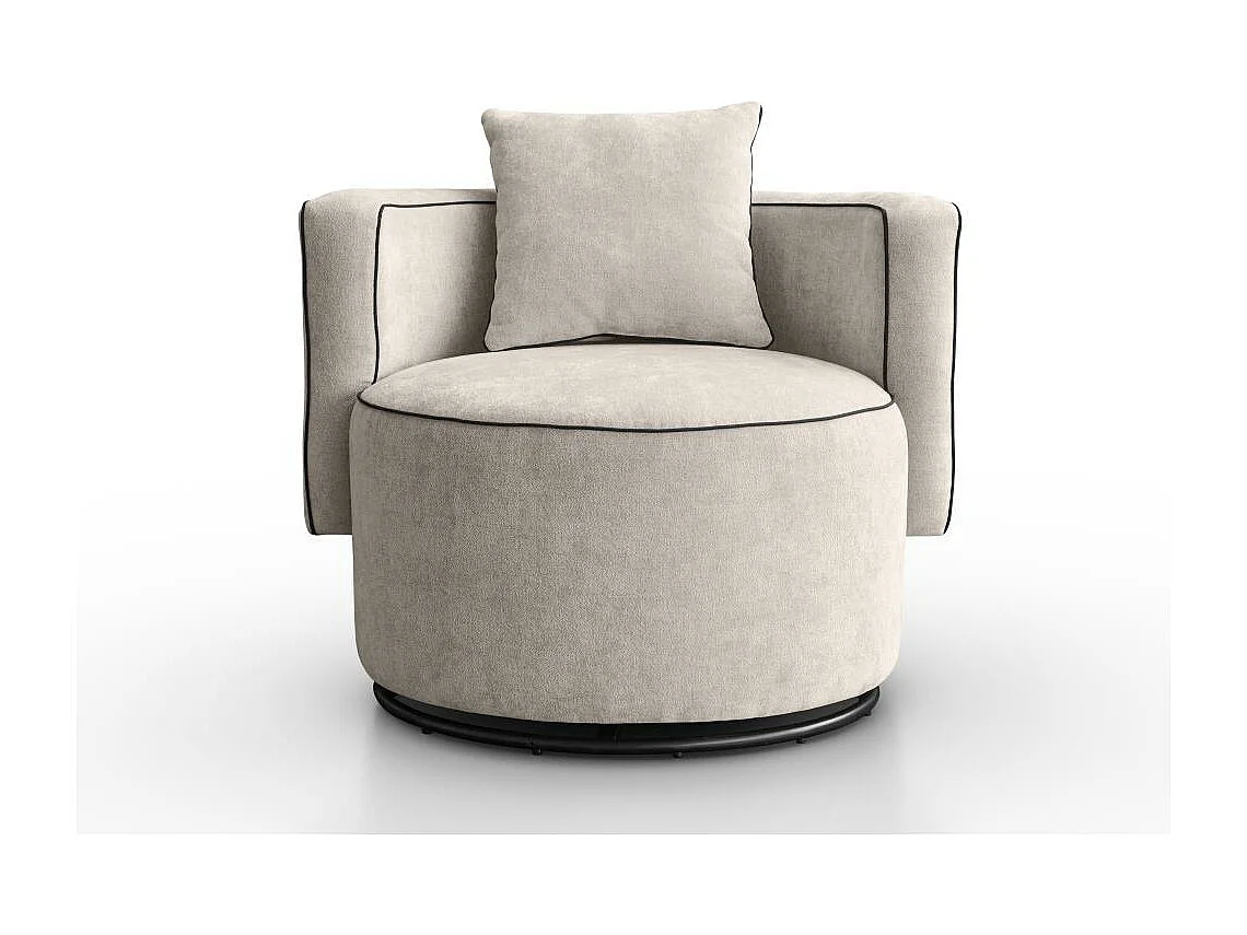 DREHSESSEL Dolce cappuccino velour