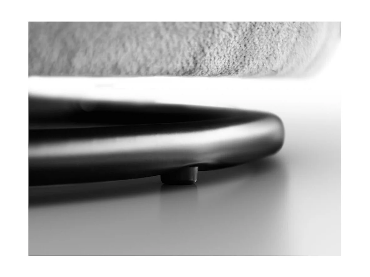 DREHSESSEL Dolce hellgrau velour