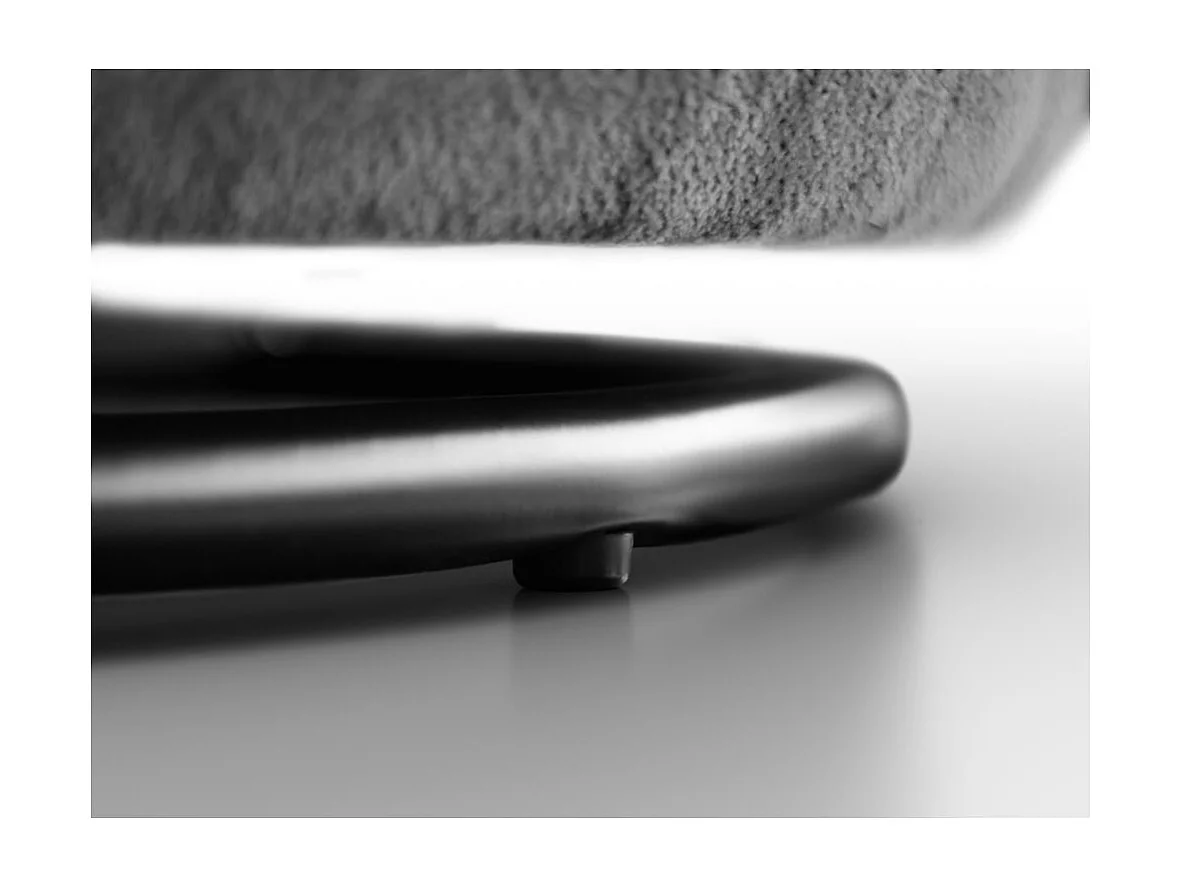 DREHSESSEL Dolce dunkelgrau velour