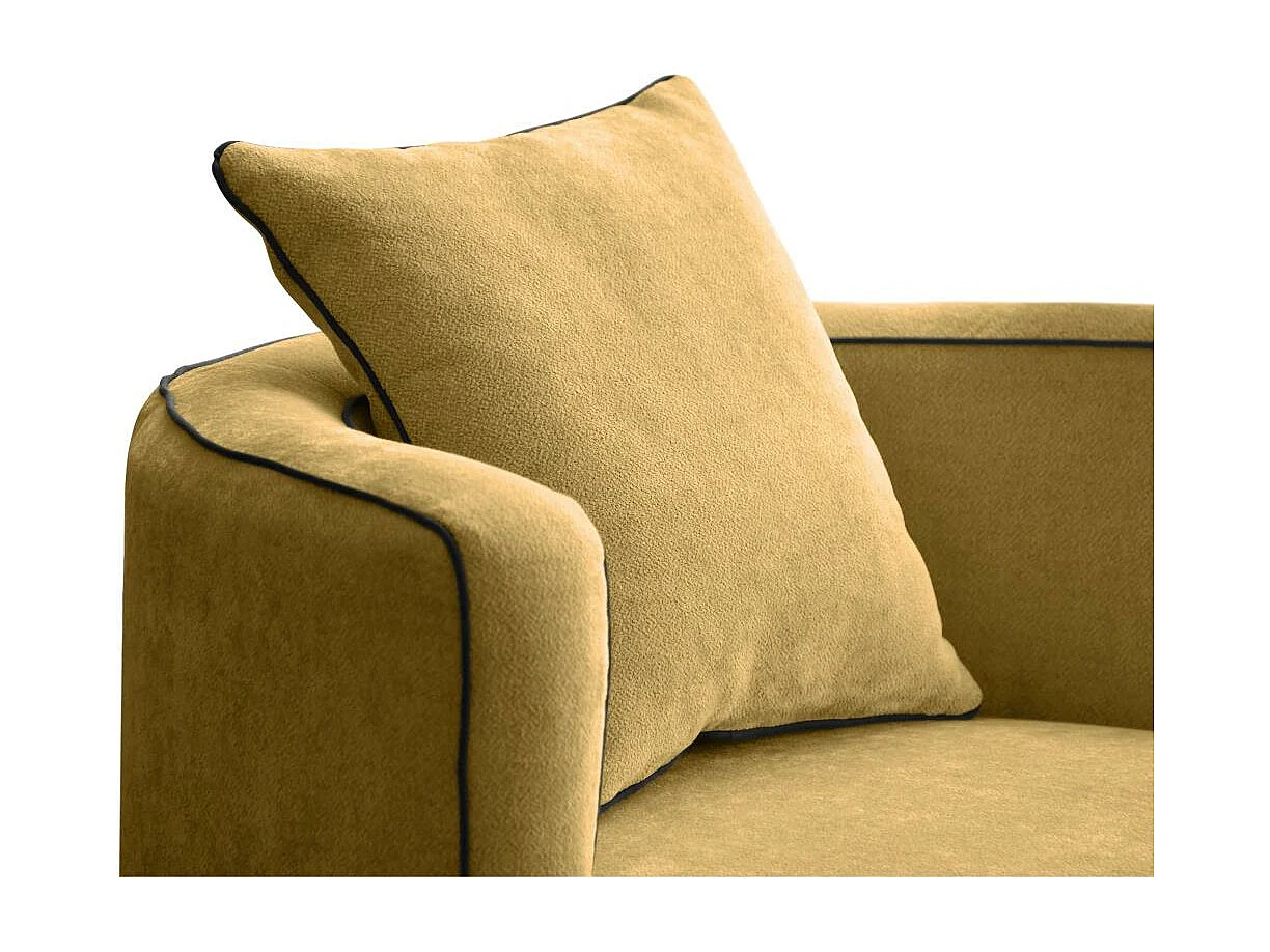 DREHSESSEL Dolce senfgelb velour