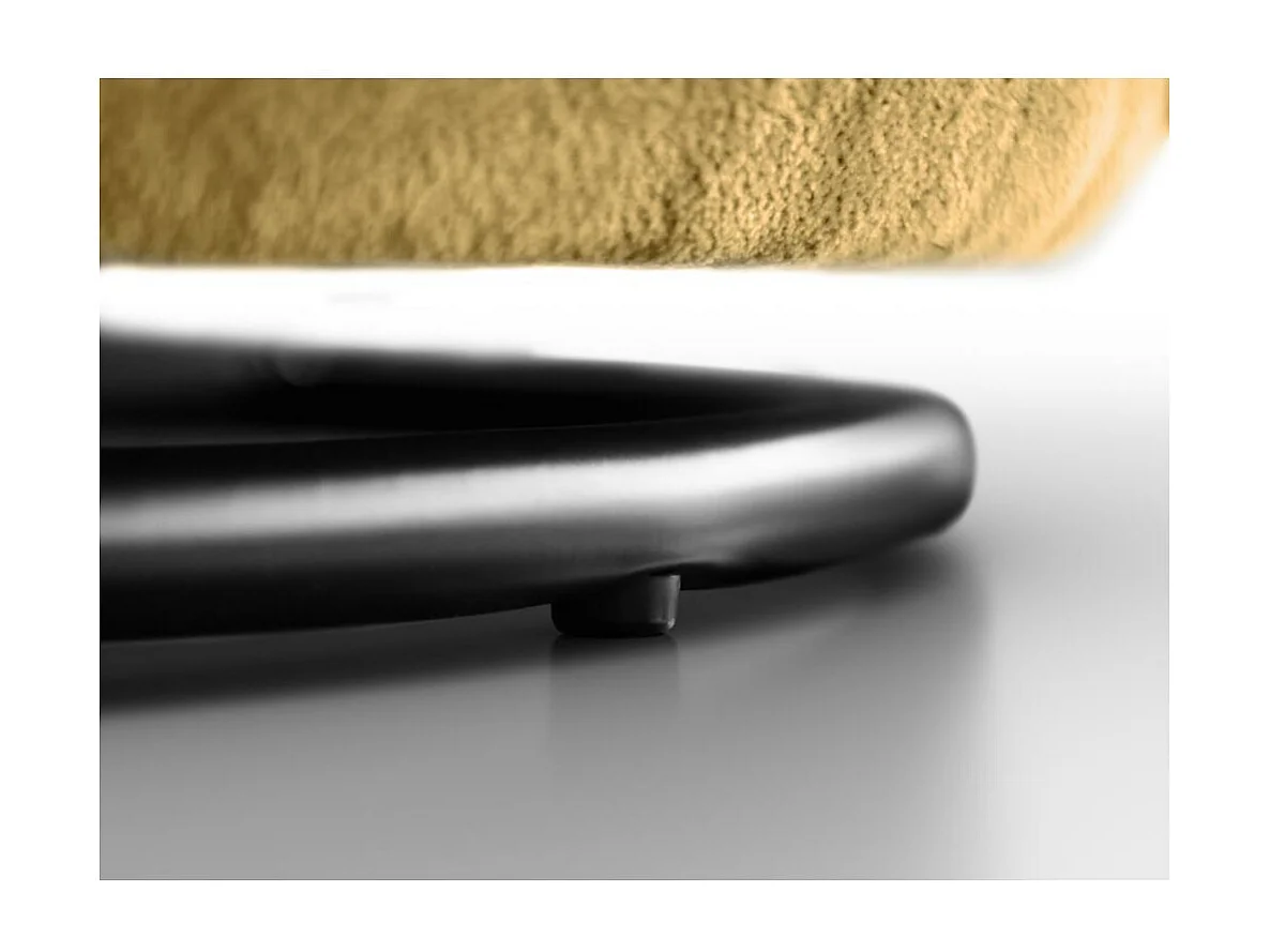 DREHSESSEL Dolce senfgelb velour