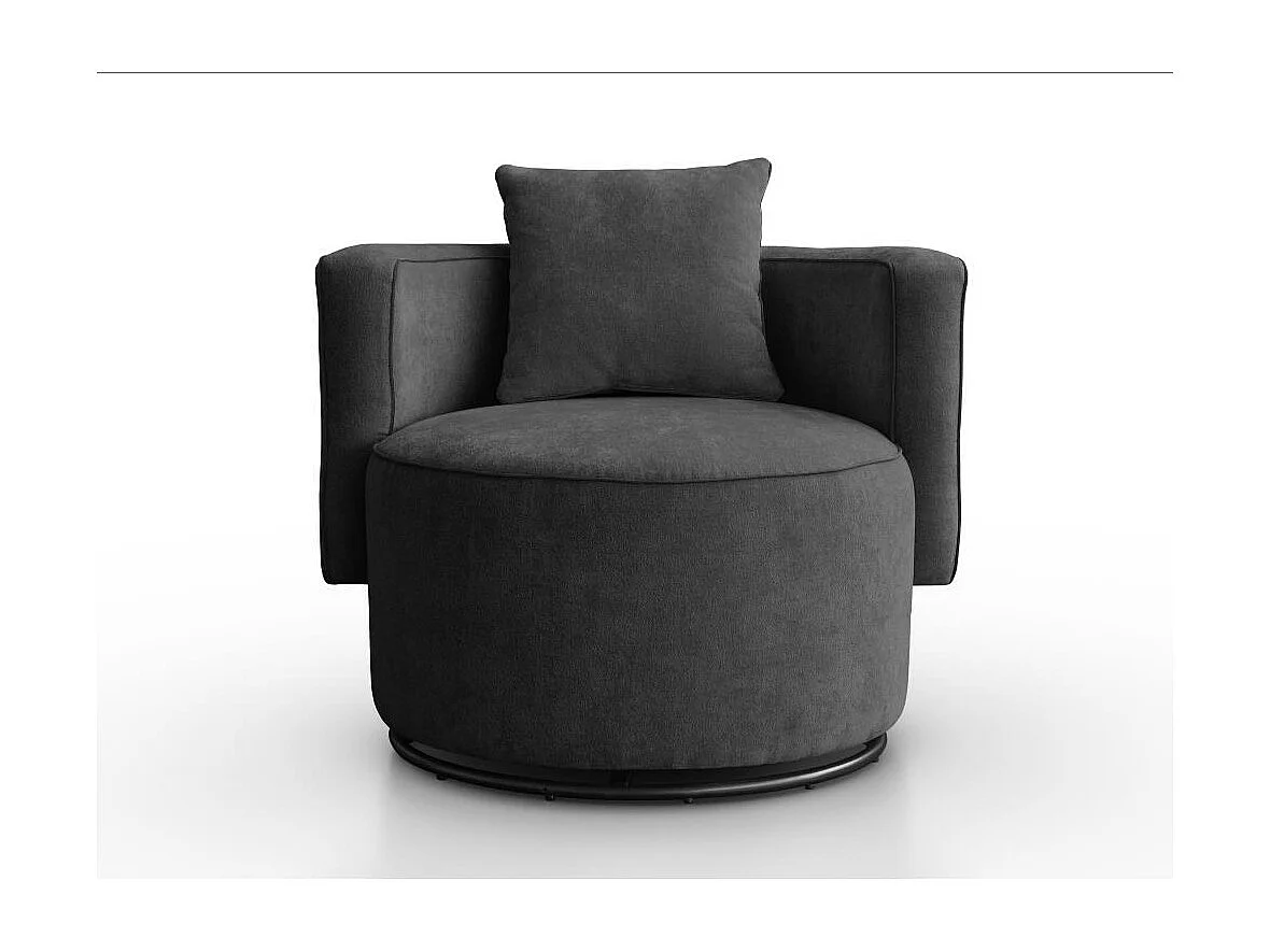 FAUTEUIL RELEVEUR Dolce noir velours