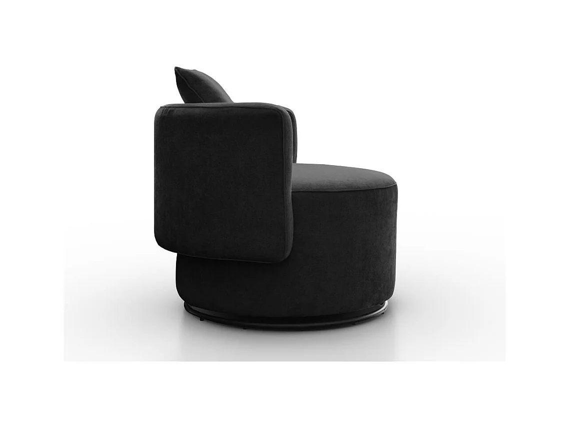 FAUTEUIL RELEVEUR Dolce noir velours