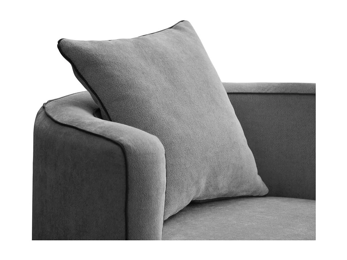 DREHSESSEL Dolce grau velour