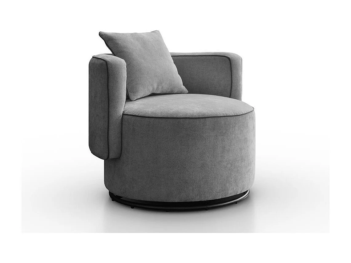 FAUTEUIL RELEVEUR Dolce gris velours
