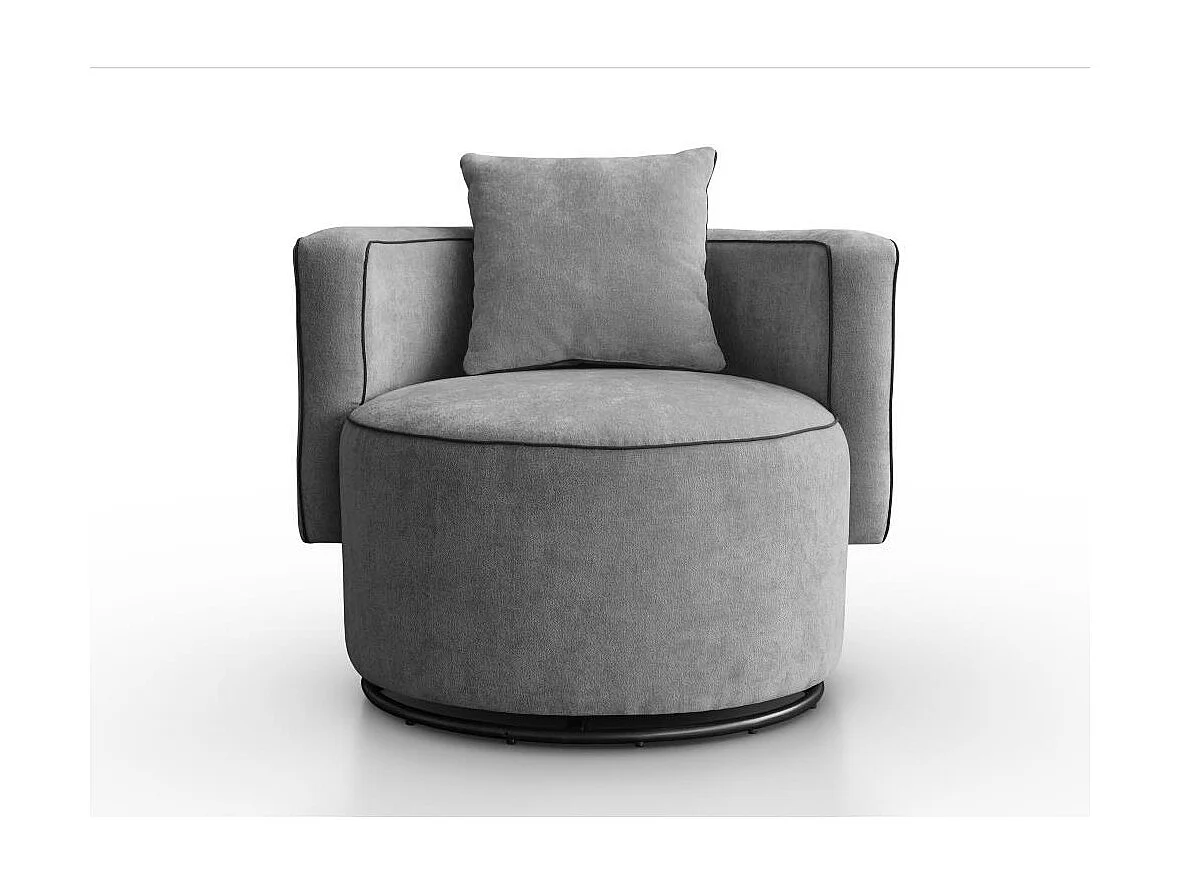 FAUTEUIL RELEVEUR Dolce gris velours
