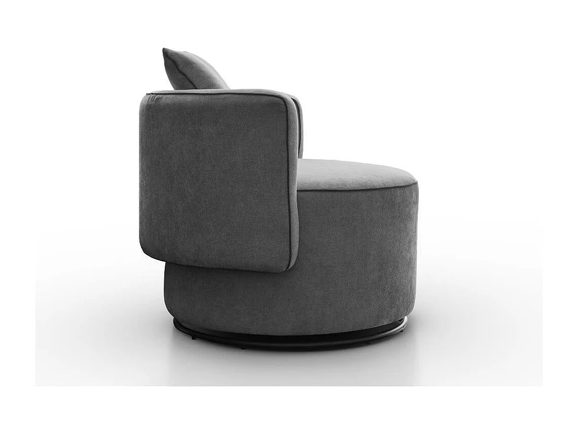 FAUTEUIL RELEVEUR Dolce gris velours