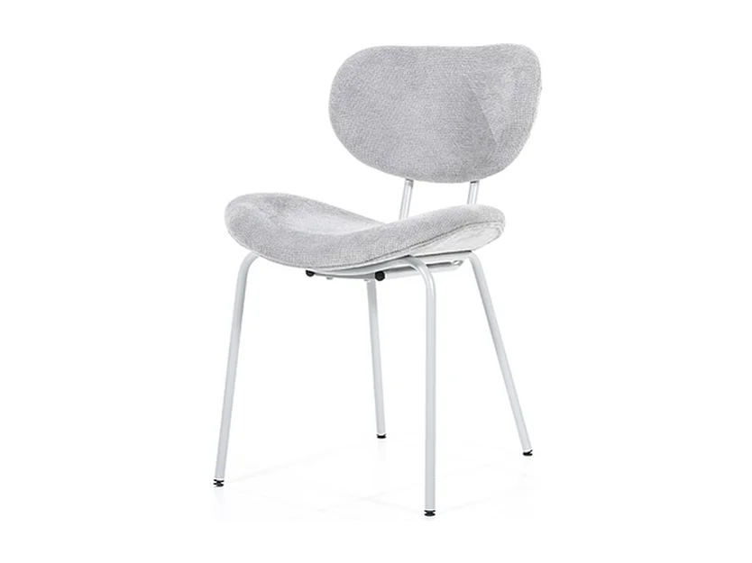 Chaise de salle à manger ACE - Gris - 50x61x80 cm