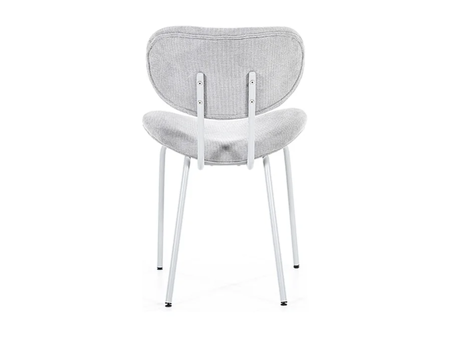 Chaise de salle à manger ACE - Gris - 50x61x80 cm