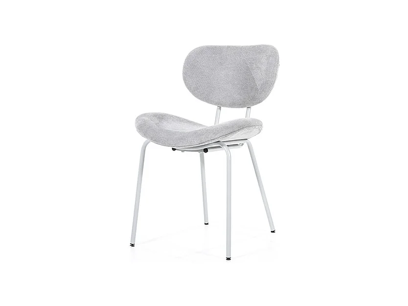 Chaise de salle à manger ACE - Gris - 50x61x80 cm