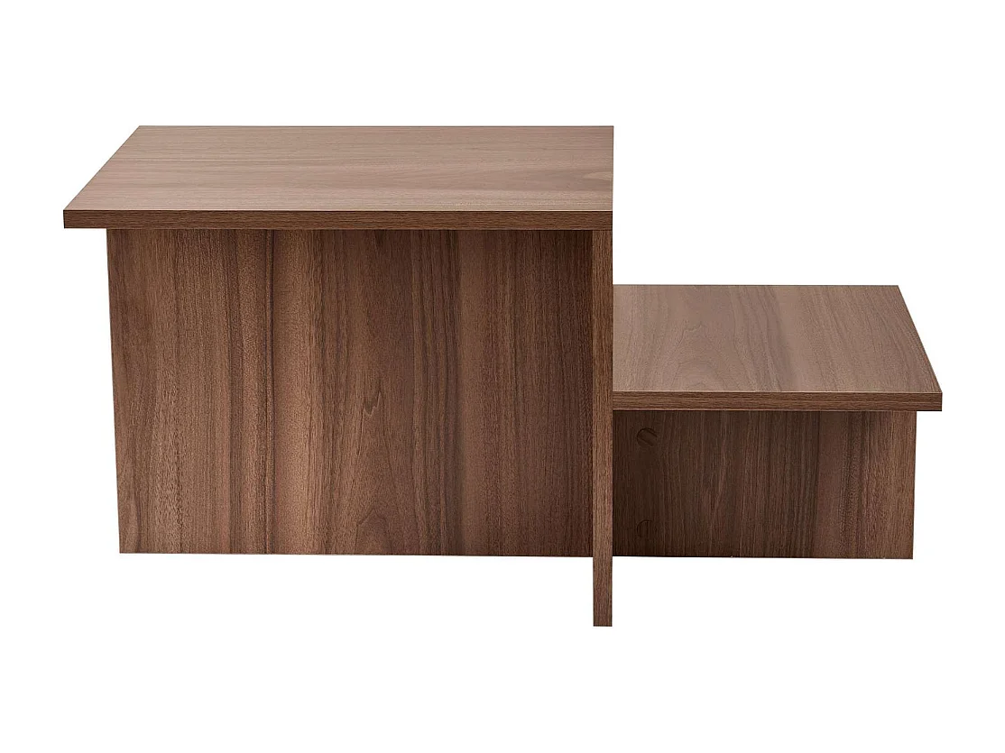 Couchtisch 2 Ebenen L80 cm - HARMONY