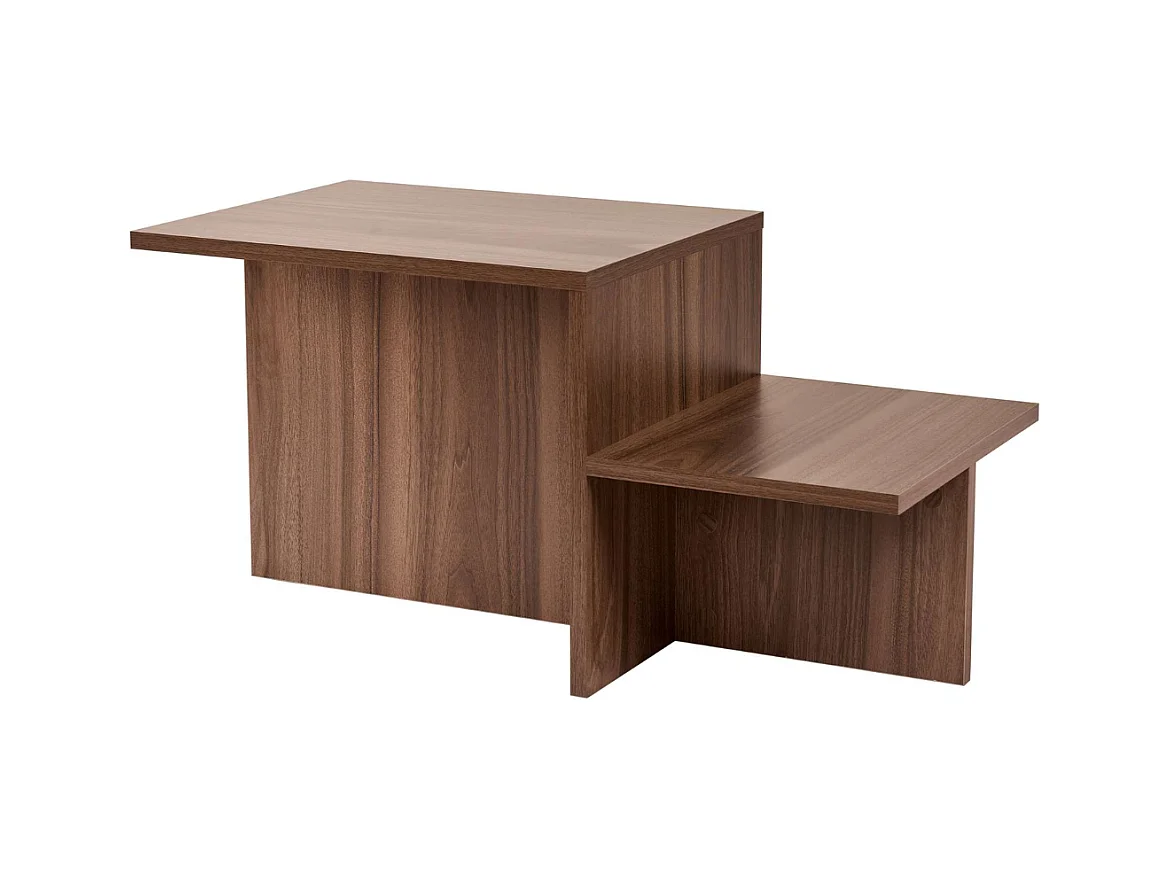 Couchtisch 2 Ebenen L80 cm - HARMONY