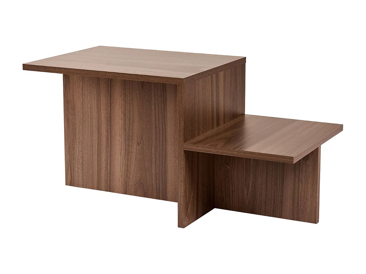 Couchtisch 2 Ebenen L80 cm - HARMONY