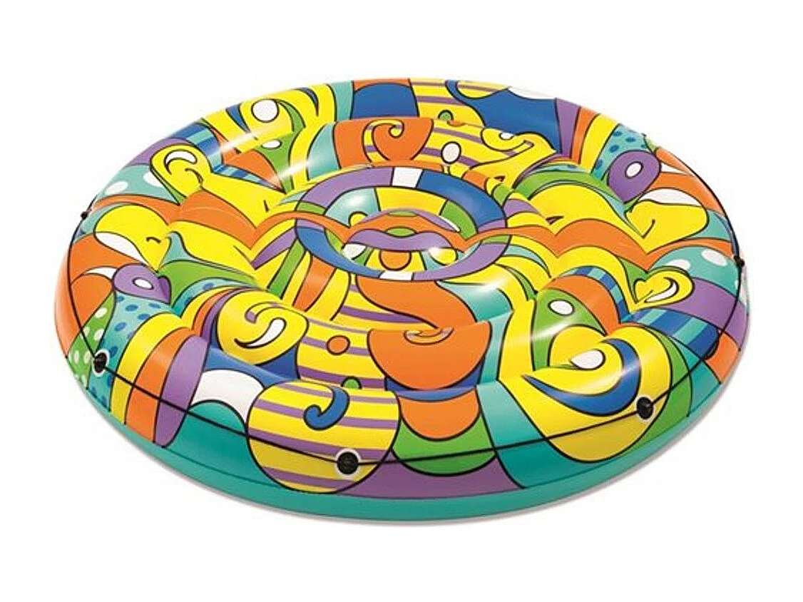 Colchoneta Isla Flotante multicolor 173x173 cm