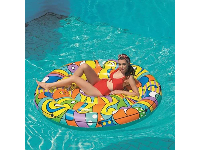 Colchoneta Isla Flotante multicolor 173x173 cm