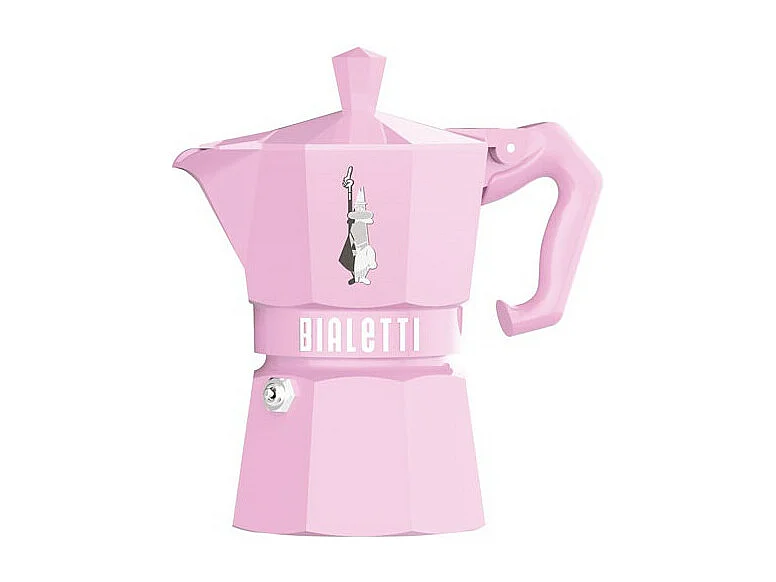 Moka Exclusive Roze Pastel 3 kopjes Bialetti - Vintage Collectie