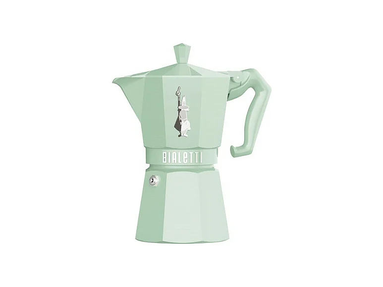 Cafetière Moka Exclusive 6T Vert Pastel Bialetti - Style Vintage et Moderne