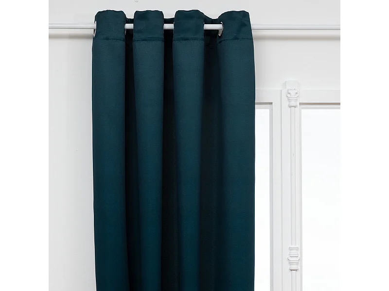 Rideau Occultant "Topa" 140x260cm Bleu Égéen