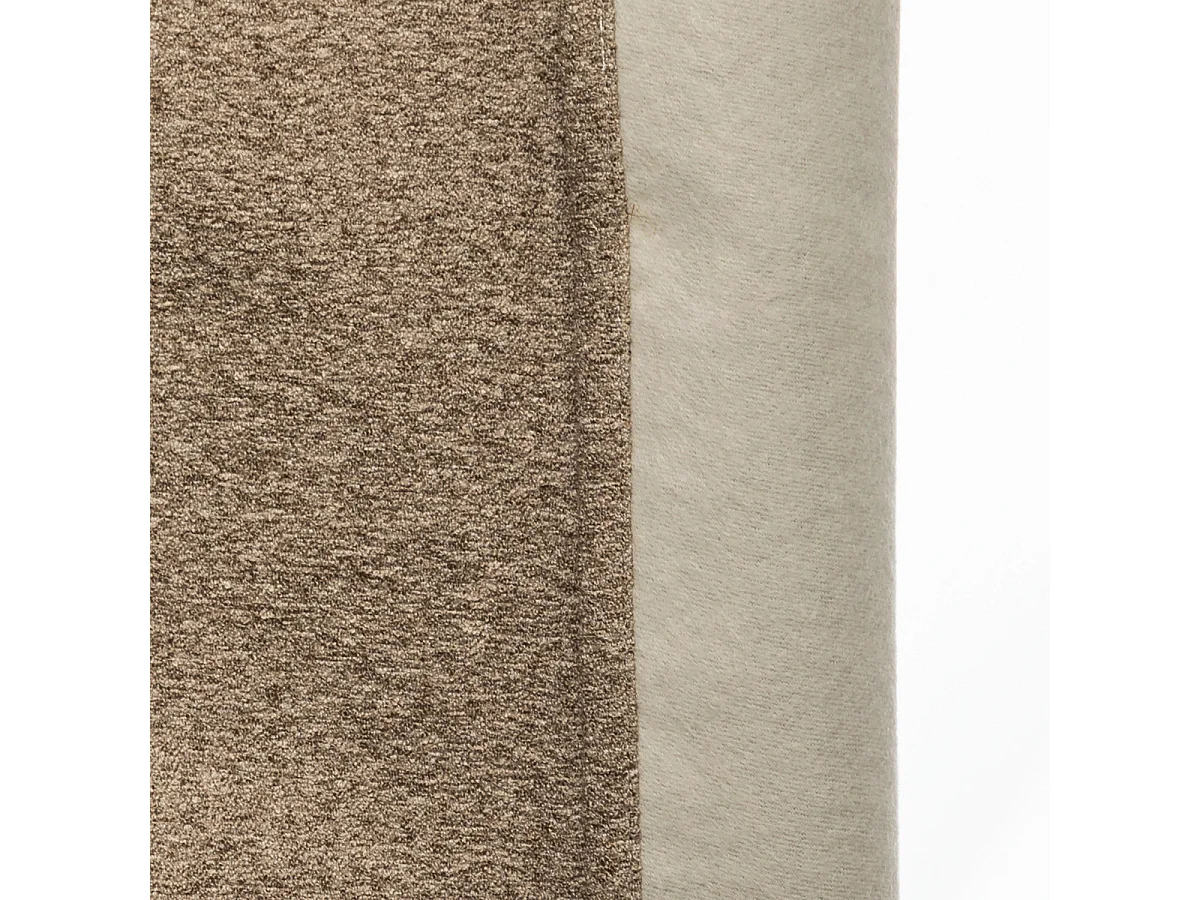 Rideau Occultant Isolant "Soana" 140x260cm Taupe