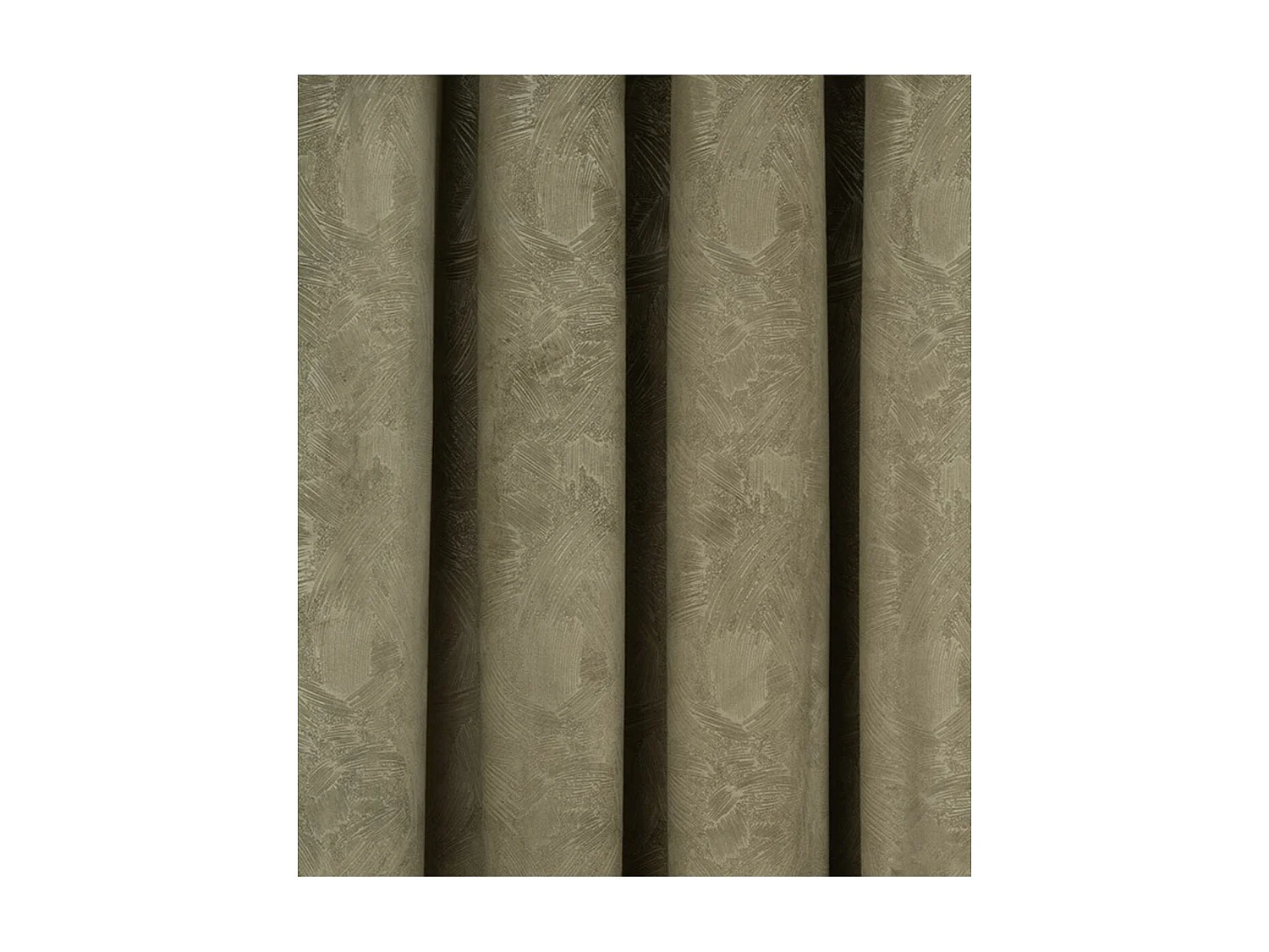 Rideau Occultant "Fujo" 135x260cm Vert Kaki