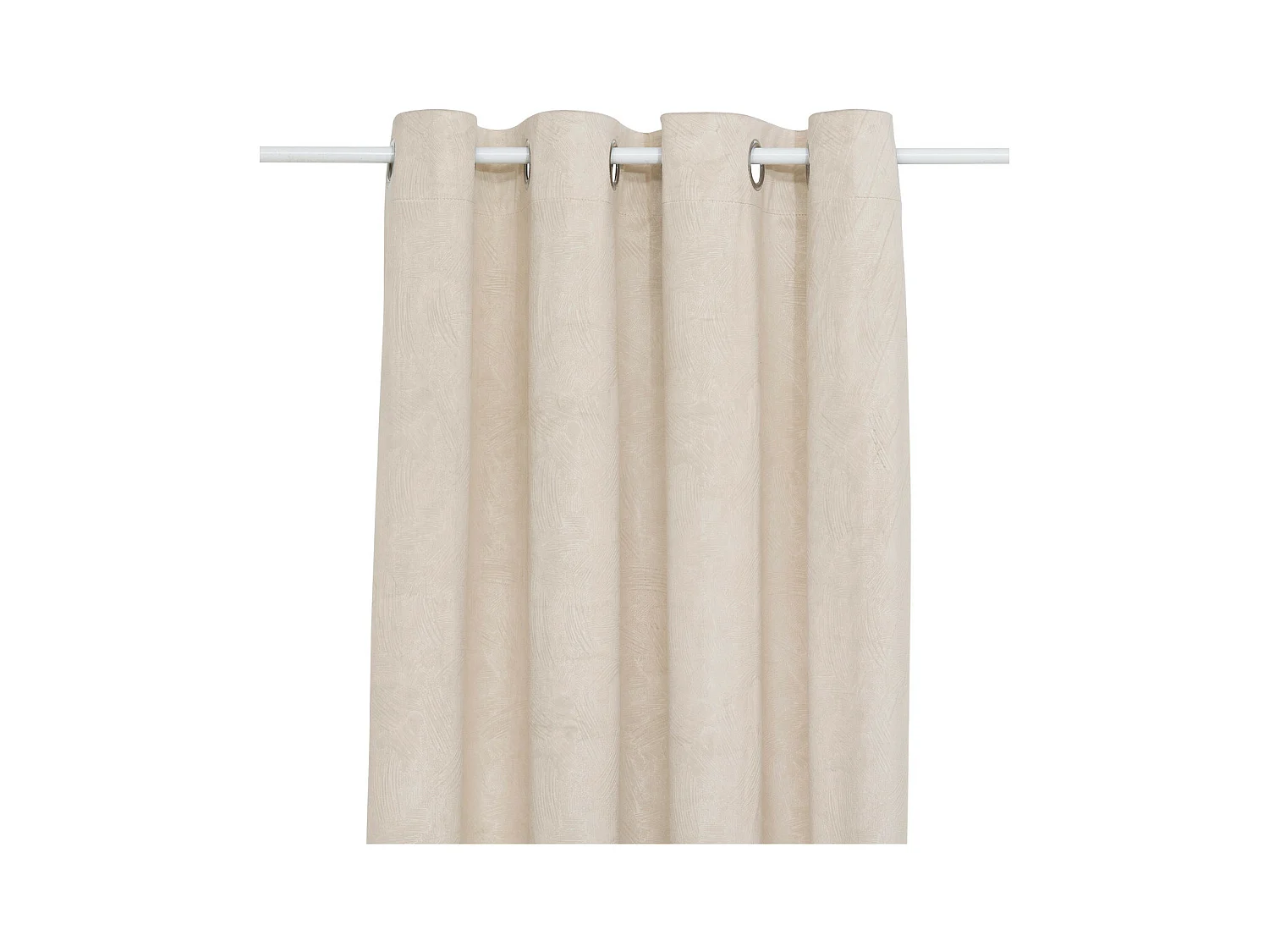 Rideau Occultant "Fujo" 135x260cm Beige Lin