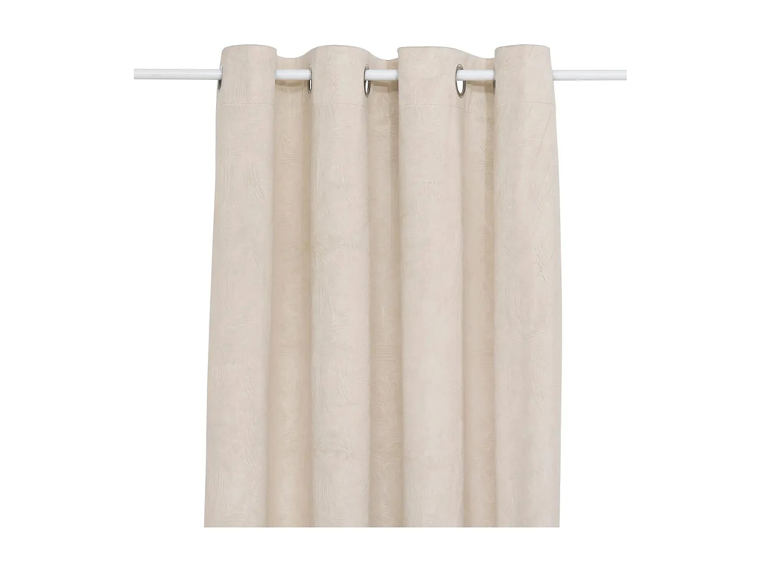 Rideau Occultant "Fujo" 135x260cm Beige Lin