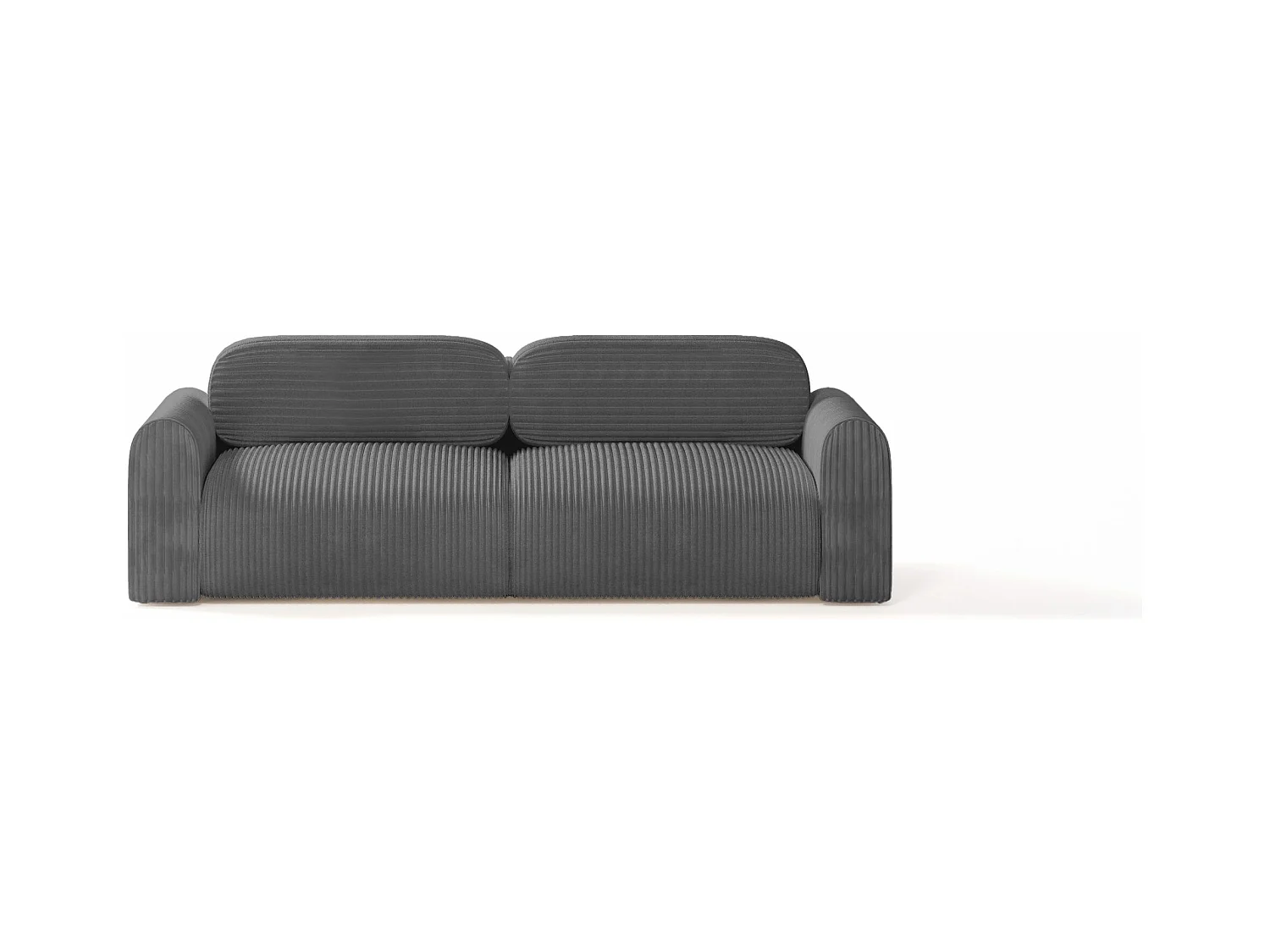 SOFA mit Cordbezug 4 Sitzer Pirna, Anthracite
