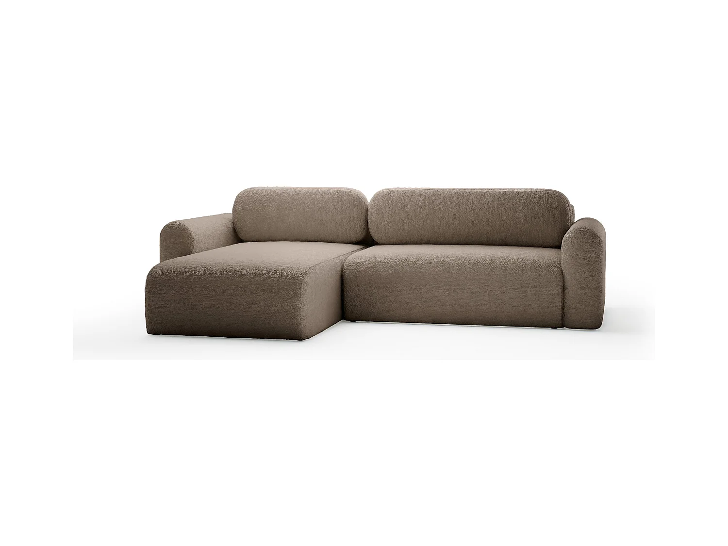 SOFA D'ANGLE Tissu Bouclé Carpin Antilope (Anthology 4)