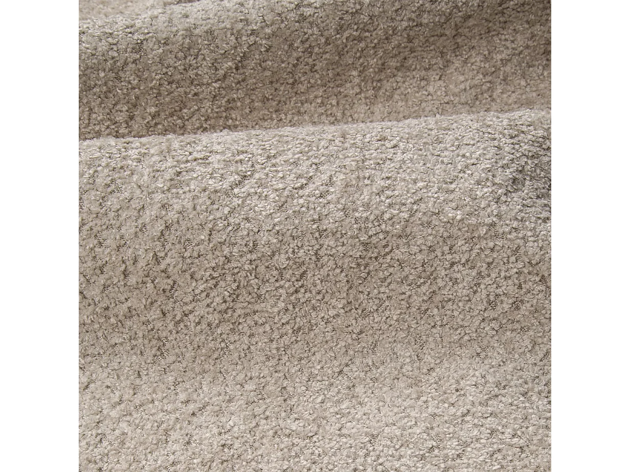 PANORAMASOFA Bouclé-Stoff 10 Sitzer Bornum U, Beige