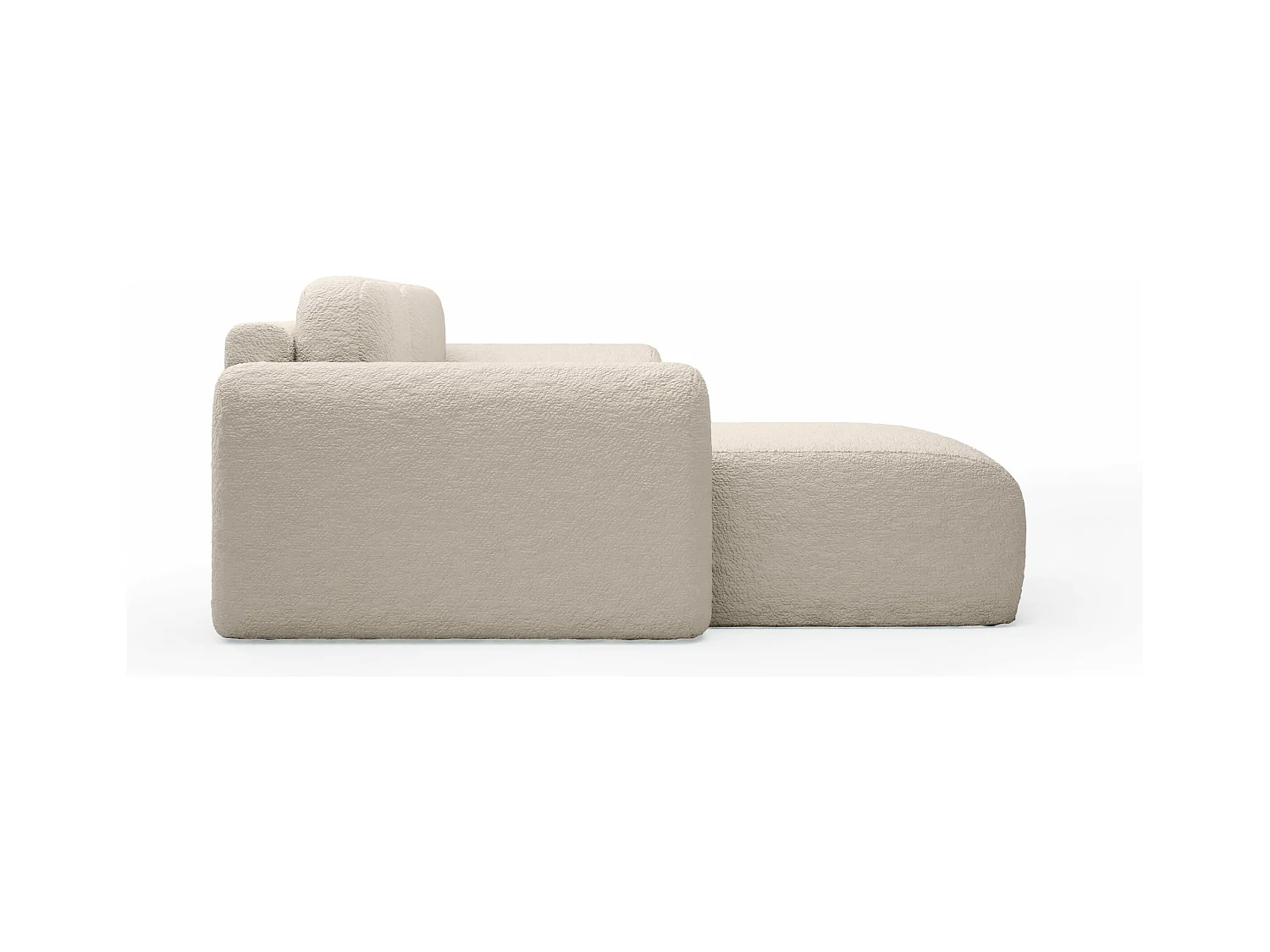 SOFA D'ANGLE Tissu Bouclé Carpin Beige (Anthology 2)